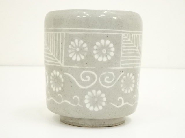 道具 ] - 道具 西尾香斎造 刷毛目筒茶碗（共箱） | ネットショップ圭